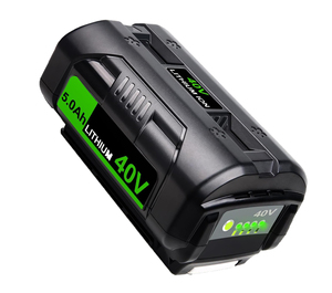 <span class=keywords><strong>Batterie</strong></span> de remplacement personnalisée 5.0Ah pour <span class=keywords><strong>batterie</strong></span> <span class=keywords><strong>Ryobi</strong></span> 40V OP4050 OP4026, compatible avec les outils électriques <span class=keywords><strong>Ryobi</strong></span> 40V RY40250 - Product Image 1
