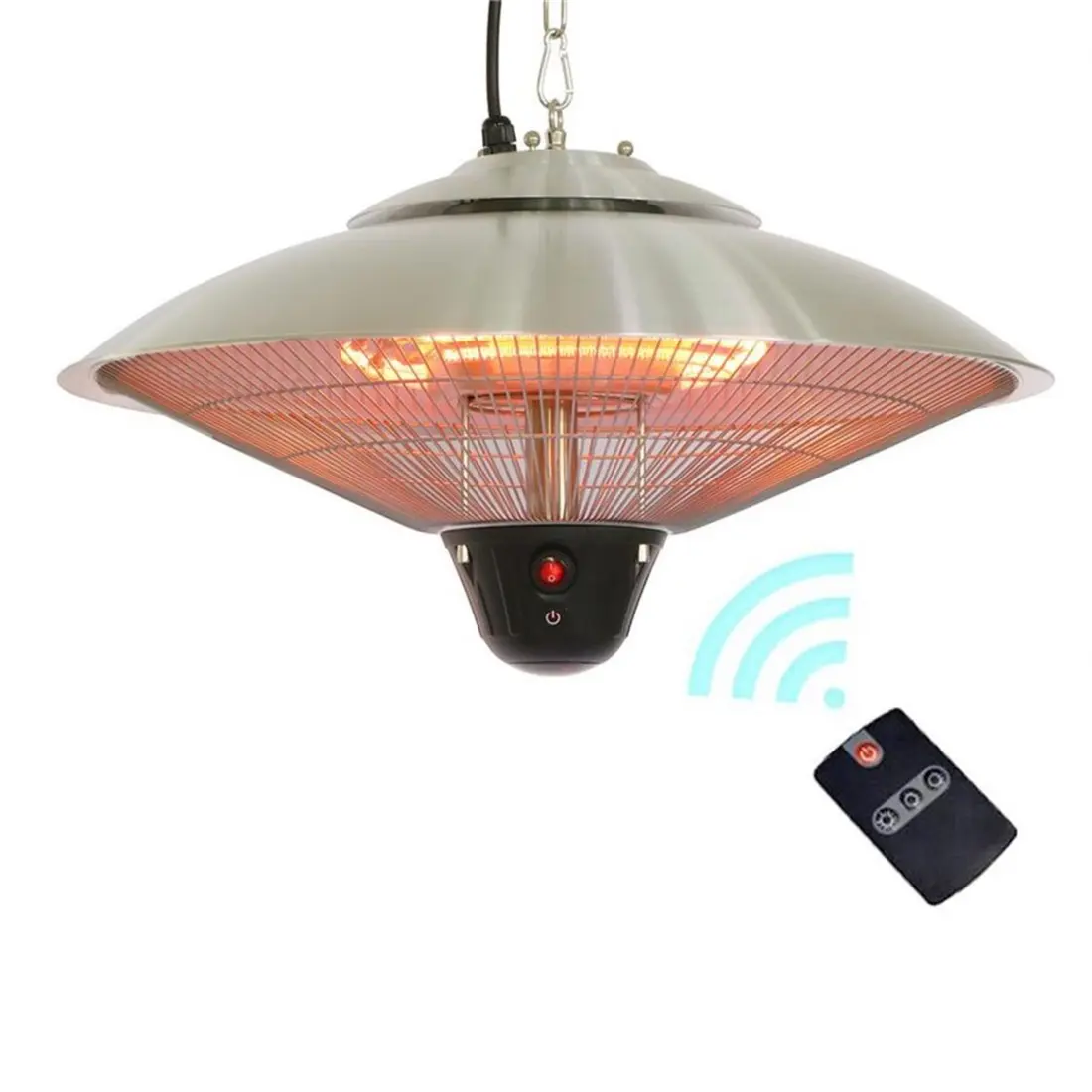 High Power Elektrische Terrasverwarming Camping Licht Elektrische Kachel Bbq Party Balkon Heater Tuin Lamp Indoor Outdoor Plafondlamp