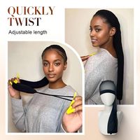 Manchon pour tissage de cheveux pour locs avec cordon de serrage, manchon pour dreadlocks, manchon pour tissage de cheveux pour tresses, bande élastique pour chignon, faux locs
