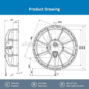 ebmpapst W1G200-EA87-25 230VAC 50/60Hz 7W 0.06A 1400/1000RPM Moteur électrique à roulement à billes OEM/ODM pour congélateur, réfrigérateur, stockage frigorifique - Product Image 4