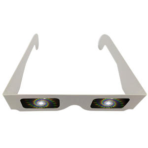 Fireworks Glasses Custom Logo Printed Double Lamination Paper Cardboard Rainbow Hearts <strong>Effect</strong> Fireworks <strong>Diffraction</strong> Glasses - Product Image 2
