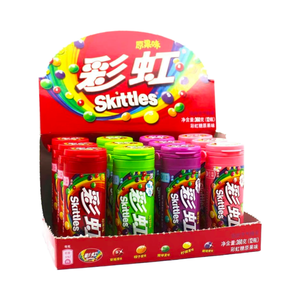 Bonbons aux fruits colorés originaux au prix de gros, bonbons aux fruits durs acidulés, saveur originale, bouteille de 30g - Product Image 1