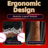 Precio al por mayor, ¡Gran oferta! Nuevo dildo eléctrico vibrador con calefacción telescópica, juguete sexual femenino suave y apto para adultos.