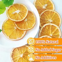 Zonder toegevoegde suiker, knapperige gevriesdroogde sinaasappelschijfjes, gemengde fruitchips, rijk aan vitamine C, voor cocktailversiering, kransen, thee.