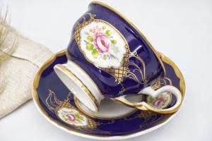 Juego de té de <span class=keywords><strong>porcelana</strong></span> de estilo checo de lujo, juego de tazas y platillo, vajilla ucraniana, 12 Uds. - Product Image 5