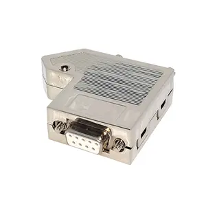 Fabrieksprijs Afgeschermde D-Sub Connector Db9 9 Pin Vrouwelijke Subcon Connector Pluggable Met Schroefklemmen