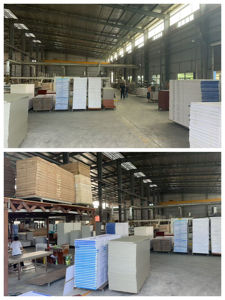 Diseños modernos de Puertas de melamina con superficie preacabada fácil de limpiar, antibacteriana y resistente a los arañazos para oficina y uso comercial - Product Image 3