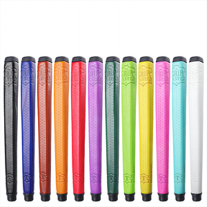 Prezzo di fabbrica personalizzato in vera pelle Golf Putter Grip Super morbido in pelle di tessuto puro fatto a mano Putter mazze da Golf impugnatura - Product Image 1