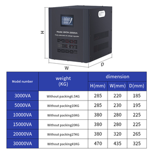 Stabilisateur de tension monophasé AC Relay <span class=keywords><strong>Tronic</strong></span> 3000W pour servomoteur avec protection contre les surcharges - Product Image 6