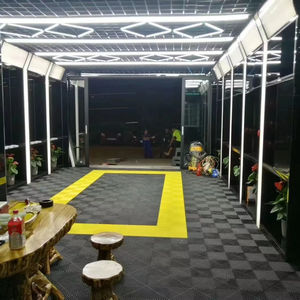 Tapis de sol en plastique à emboîtement à installation rapide pour le garage d'entrepôt résistant aux taches d'huile facile à nettoyer - Product Image 1
