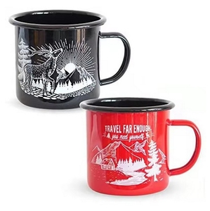 High-Value 12oz White Enamel <strong>Mug</strong> Classic Custom Logo DIY Sublimation Blanks for Business Gifts <strong>Tin</strong> Camping <strong>Mug</strong> - Product Image 4