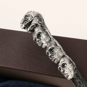 Vente en gros de <span class=keywords><strong>baguette</strong></span> magique <span class=keywords><strong>Harry</strong></span> de protection de l'arbre Phoenix Luo Guo College Mascotte Night Staff Crown 84-98 Brown Purple Box pour Noël - Product Image 3