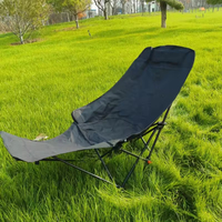 Chaise pliante d'extérieur moderne, durable, légère, écologique, portable, chaise de plage, métal, tissu Oxford, jardin, camping