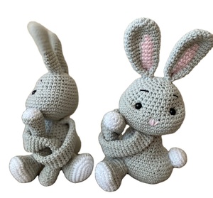 Personalizado Crochet Animal Bunny Cortina Tieback <span class=keywords><strong>Amigurumi</strong></span> Juguetes <span class=keywords><strong>Conejo</strong></span> Crochet Tieback derecho e izquierdo - Product Image 1