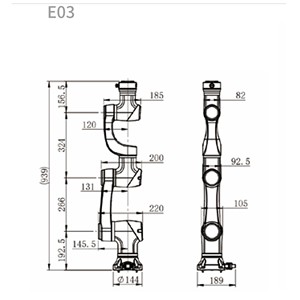 Robot Colaborativo Huayan Robotics E03, Cobot de 6 Ejes con Alcance de 590 mm y Precisión de 0.02 mm para Ensamblaje y Recolección - Product Image 5