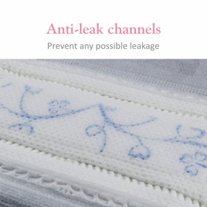Serviettes hygiéniques jetables respirantes en coton avec ailettes, certifiées ISO9001, OEM ODM, livraison en 3 jours, marque privée, vente en gros - Product Image 2