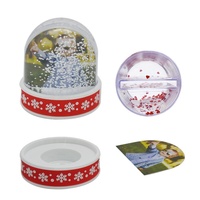 Fabricants OEM Chinois de Cadres Photo en Plastique avec Insert Photo en Acrylique, Globe à Neige Pailleté, Style Souvenir, Artisanat Globe à Eau