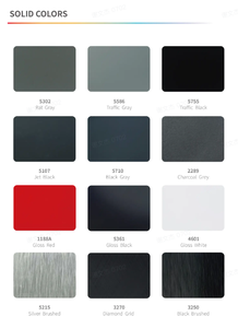 Échantillon gratuit de panneau en aluminium nid d'abeille recouvert de PVDF, taille personnalisée, panneau de bardage en aluminium pour systèmes de murs-rideaux - Product Image 6