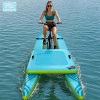 Plateforme flottante extra large à cadre en aluminium, gonflable et portable, pour la plage, de Chine, Lumark Custom