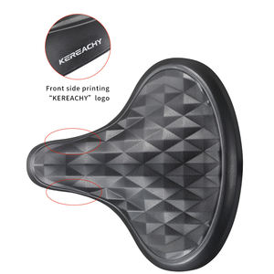 KEREACHY-<span class=keywords><strong>Selle</strong></span> <span class=keywords><strong>de</strong></span> vélo à double choc en mousse, coussin <span class=keywords><strong>de</strong></span> siège <span class=keywords><strong>de</strong></span> vélo confortable et Offre Spéciale pour hommes et femmes, <span class=keywords><strong>selle</strong></span> large marron imperméable - Product Image 5