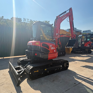 Bomba hidráulica para excavadora compacta U55-4 Plus Mini, excavadora de orugas con cucharón de 0.28m, para construcción agrícola - Product Image 1