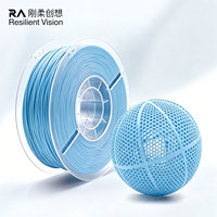 Filament d'impression 3D PEBA 40D 230-240 ° Filament flexible à haute résilience pour semelles intermédiaires de chaussures et semelles orthopédiques