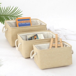 Home Kids Toy Foldable Fabric Storage Box Pet Toy Folding Storage Box Sundries Storage Basket With Handle