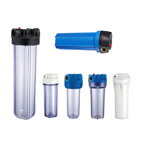 Boîtier de <span class=keywords><strong>filtre</strong></span> transparent en PVC plastique 5 10 pouces avec raccords 1/2 pouce pour purificateur d'eau RO - Product Image 4