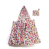 Sacs de courses réutilisables en polyester personnalisables et lavables en usine, sacs de voyage pliables en nylon avec poche en polyester