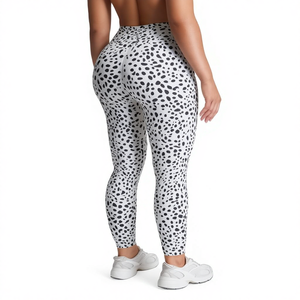 Leggings Deportivos Aoxjox de Cintura Alta con Estampado Animal para Mujer, Control de Abdomen, Suaves como la Mantequilla, Yoga Metamorph, Escote Profundo en V, 26 Pulgadas - Product Image 1