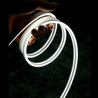 Bandes lumineuses LED néon flexibles en silicone IP67 4*8mm FCOB pour publicité, enseignes néon personnalisées