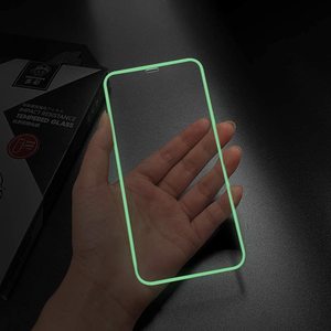 Protecteur d'écran nocturne pour <span class=keywords><strong>iPhone</strong></span>, Film lumineux <span class=keywords><strong>incassable</strong></span> en verre trempé pour <span class=keywords><strong>iPhone</strong></span> 13 12 Pro Max <span class=keywords><strong>XR</strong></span> 8 Plus - Product Image 2