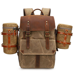 Estuche Acolchado para Lentes de Cámara Digital, Bolsa Protectora de Lona Encerada Resistente a Impactos para Lentes de Cámara DSLR - Product Image 6