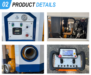 Robot de drainage sur chenilles personnalisé de 8 pouces avec pompe centrifuge auto-amorçante diesel à haute aspiration pour le drainage municipal - Product Image 3