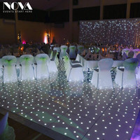 Décoration de mariage NOVA, piste de danse lumineuse, location au Royaume-Uni