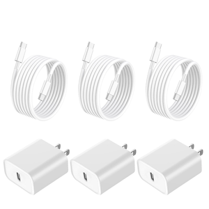 2 حزمة شحن سريع نوع C كتلة شاحن حائط لفون 16/15/14/13/12/12/Xs/XR-محول USB C طويل مع طاقة خرج 30 واط - Product Image 4