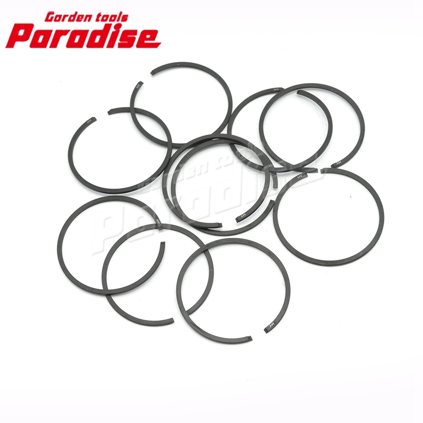 Bague Piston 37mm 1.5mm Bagues De Piston 37 Mm X 1.5 Mm - Lot De 2, Segments Standard Pour Tronçonneuse, Pièces De Rechange Haute Résistance