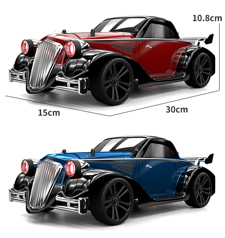 New Arrival JJRC Q117B 2.4G RC Electric Four-wheel Drive 35KM/H Drift Stunt Car Racing Classic Car RC Vehicle gift for kids