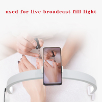 Lampe de bureau LED en forme de U demi-lune, séchoir à ongles pour diffusion en direct, lampe d'appoint et d'accentuation pour nail art – Vente chaude en Chine