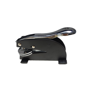 Customize Logo Stamping Desk Embossed Metal <strong>Date</strong> Exparation Embossing Seal Dry <strong>Stamp</strong> Seals - Product Image 6