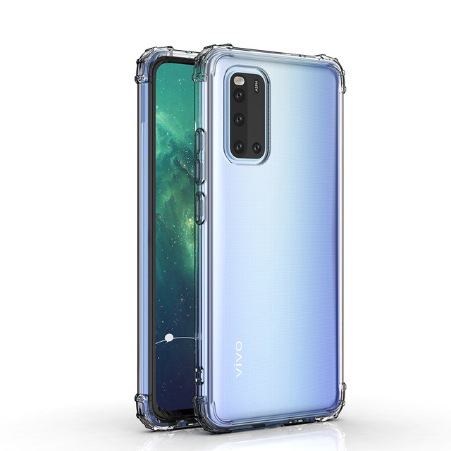Soft Cover for VIVO Y12 Y11 U3X U10 Y19 Z5i U3 Y5s Y20 Y20I Y20S Y30 Y21 Y21S Y33S IQOO U1X  Case Shockproof Transparent TPU