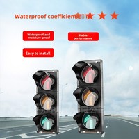 Feu de signalisation directionnel à LED pour véhicules, modèle 200/300/400, alimenté par le réseau électrique, pour avertissement de circulation.