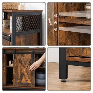 <span class=keywords><strong>VASAGLE</strong></span> Vente en gros de meubles de salle à manger, armoire de bar, meubles pour la maison, bois, acier, armoire de <span class=keywords><strong>cuisine</strong></span> moderne - Product Image 5