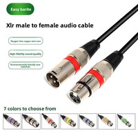 Vente d'usine – Câble audio XLR mâle-femelle de diverses couleurs pour microphone, mixeur, DMX, haut-parleur avec gaine en PVC, résolution 1080p