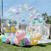 Dômes gonflables transparents pour chambre de rebond à bulles Tente gonflable pour enfants Dôme à ballon Tente à bulles Tente à billes