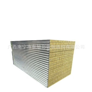 Panneau sandwich en laine de roche mécanisée East 1200 mm en acier galvanisé, résistant au feu, pour mur extérieur industriel - Product Image 4