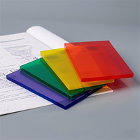 Feuilles acryliques en verre PMMA colorées pour armoires de cuisine traitement de coupe personnalisé feuille acrylique disponible
