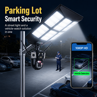 Promotion : Lampadaire Solaire de Sécurité 4G IP65 avec Caméra, Surveillance à Distance et Détection de Mouvement pour Ferme, Cour, Route et Chantier de Construction