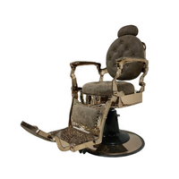 Fauteuil de Barbier de Luxe Classique Antique de Haute Qualité Noir Or Rose Marron Moderne pour Salon de Coiffure Prêt à l'Expédition