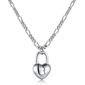 Collar con Colgante de Corazón y Llave de Plata 925 Dylam Romantic Manifesto para Mujer - Product Image 1